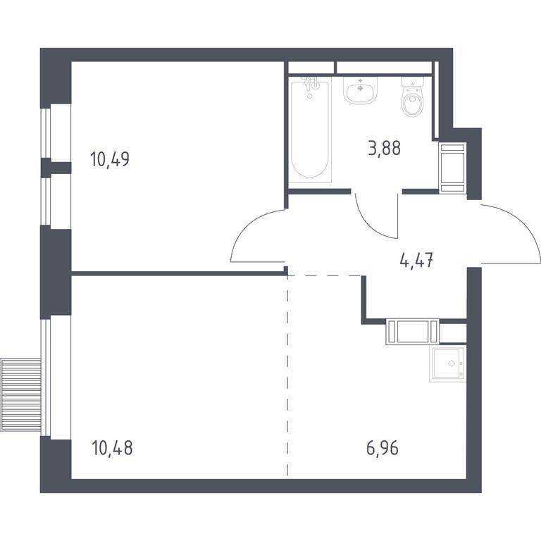 Apartment Sale, 36.28 sq. m. at Bolshoe Putilkovo, Prostornaya ulitsa, 1, Putilkovo Village, Krasnogorsk City District, Moscow Region, Russia #1 Apartment Sale, 36.28 sq. m. at Bolshoe Putilkovo, Prostornaya ulitsa, 1, Putilkovo Village, Krasnogorsk City District, Moscow Region, Russia #1