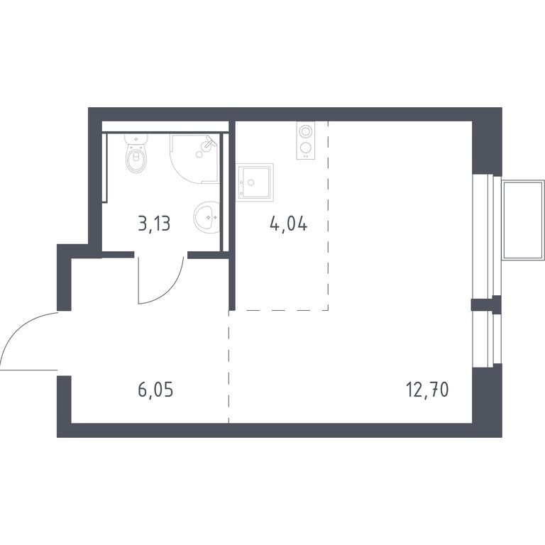 Apartment Sale, 25.92 sq. m. at Egorovo Park, 1-y kvartal, posyolok Zhilino-1, Lubertsy City District, Moscow Region, Russia #1 Apartment Sale, 25.92 sq. m. at Egorovo Park, 1-y kvartal, posyolok Zhilino-1, Lubertsy City District, Moscow Region, Russia #1