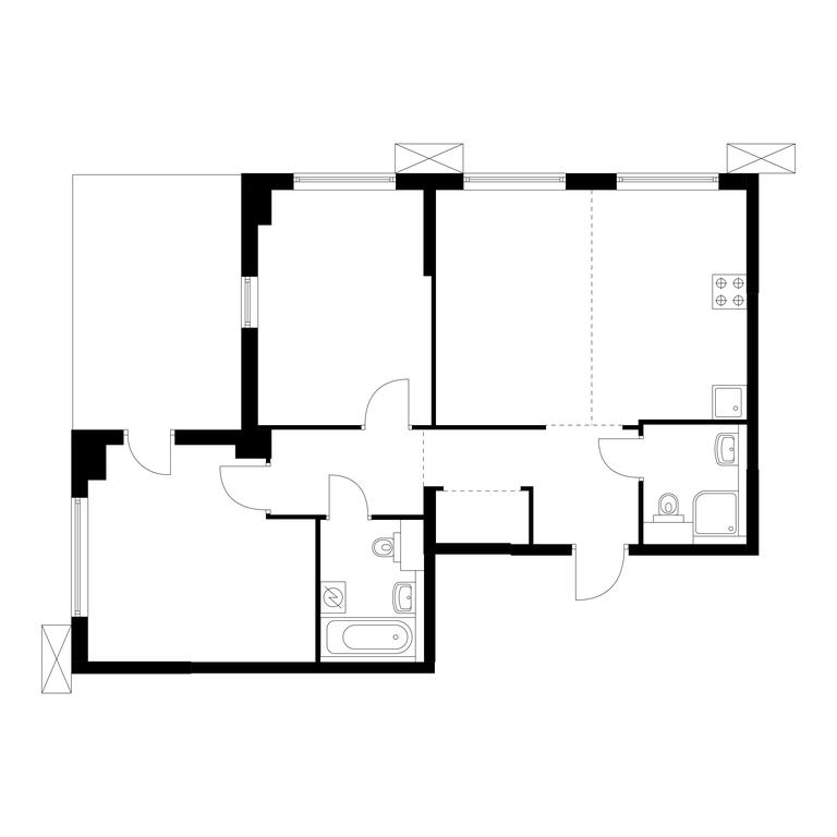 3-BD Apartment Sale, 80.5 sq. m. at Bolshaya Akademicheskaya 85, 3rd Nizhnelikhoborsky Drive, 1с16, Moscow, Russia #1 3-BD Apartment Sale, 80.5 sq. m. at Bolshaya Akademicheskaya 85, 3rd Nizhnelikhoborsky Drive, 1с16, Moscow, Russia #1