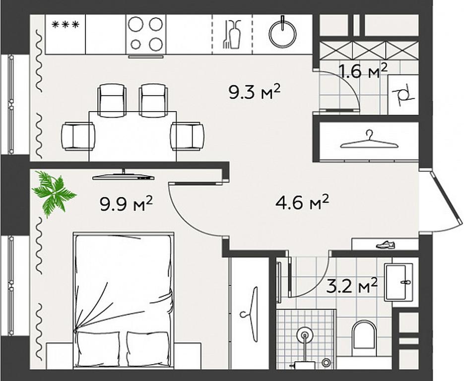 Apartment Sale, 28.9 sq. m. at Eko Bunino, prospekt Kuprina, 34к1, Sosenskoye Settlement, Moscow, Russia #1 Apartment Sale, 28.9 sq. m. at Eko Bunino, prospekt Kuprina, 34к1, Sosenskoye Settlement, Moscow, Russia #1