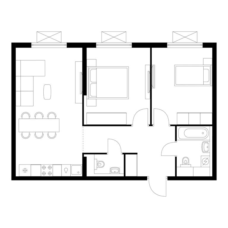 2-BD Apartment Sale, 61平方米 at Yauza Park, ulitsa Kolontsova, 4, Mytischi, Moscow Region, Russia #1 2-BD Apartment Sale, 61平方米 at Yauza Park, ulitsa Kolontsova, 4, Mytischi, Moscow Region, Russia #1
