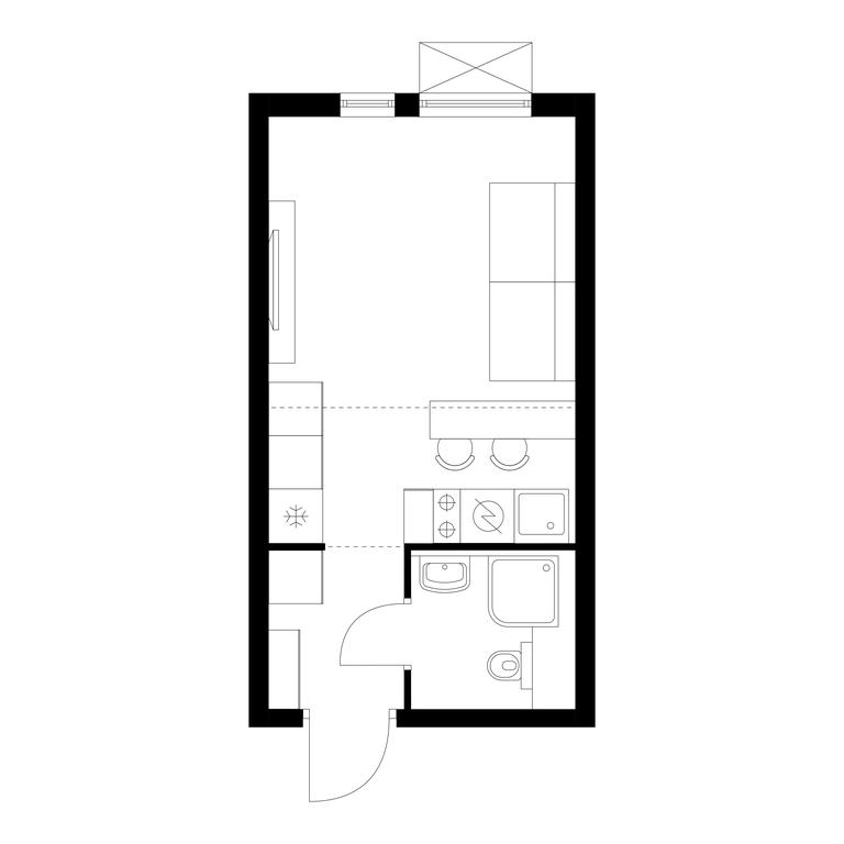 Apartment Sale, 21平方米 at Yauza Park, ulitsa Kolontsova, 4, Mytischi, Moscow Region, Russia #1 Apartment Sale, 21平方米 at Yauza Park, ulitsa Kolontsova, 4, Mytischi, Moscow Region, Russia #1