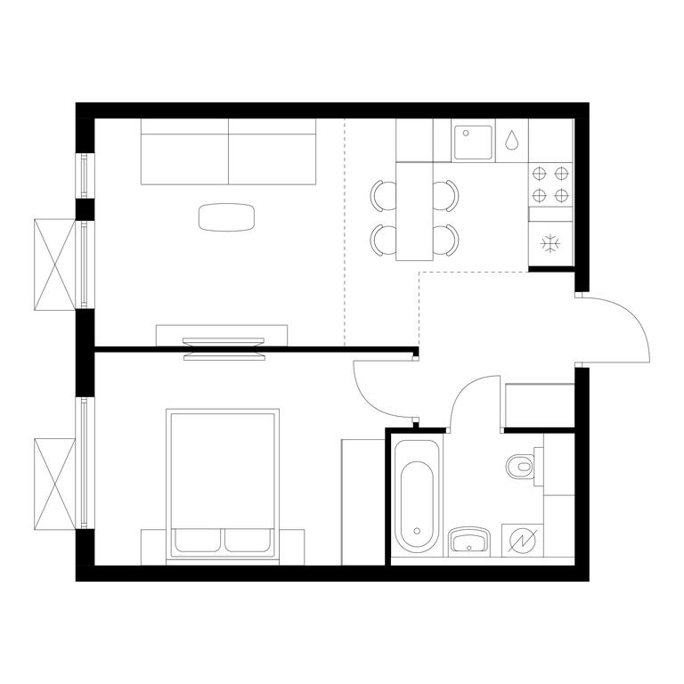 1-BD Apartment Sale, 37.8 sq. m. at Yauza Park, ulitsa Kolontsova, 4, Mytischi, Moscow Region, Russia #1 1-BD Apartment Sale, 37.8 sq. m. at Yauza Park, ulitsa Kolontsova, 4, Mytischi, Moscow Region, Russia #1