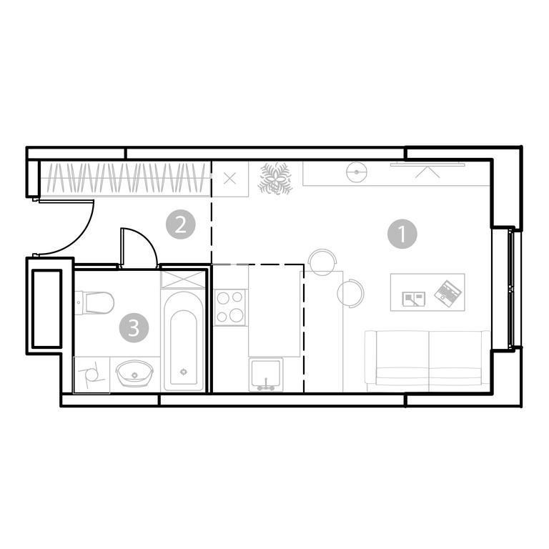 Apartment Sale, 26.37 sq. m. at EvoPark Sokolniki, Poteshnaya Street, Moscow, Russia #2 Apartment Sale, 26.37 sq. m. at EvoPark Sokolniki, Poteshnaya Street, Moscow, Russia #2