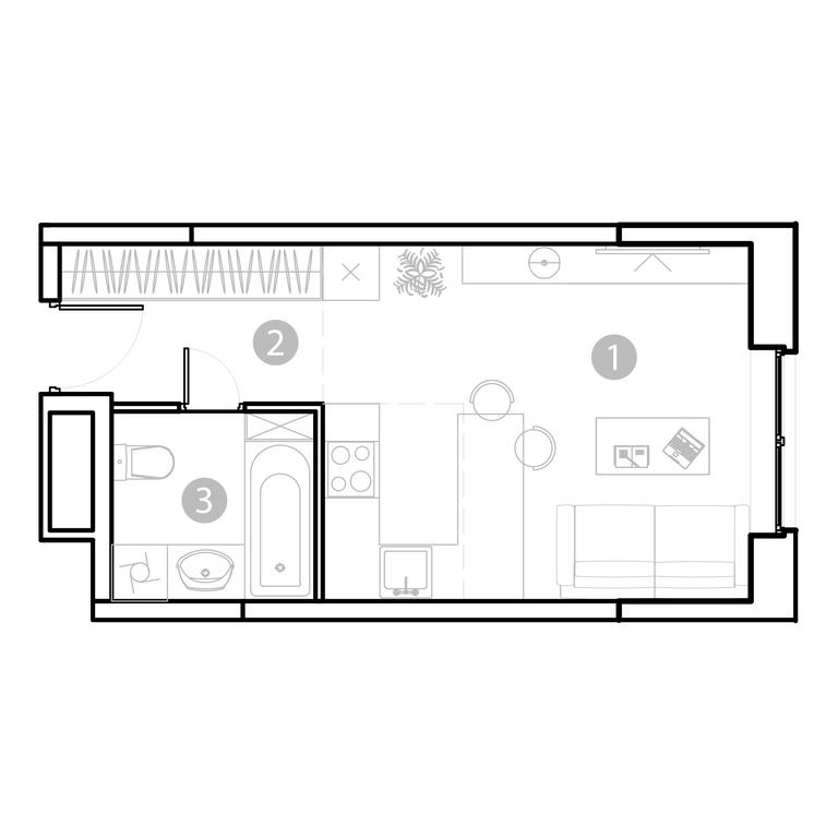 Apartment Sale, 26.37 sq. m. at EvoPark Sokolniki, Poteshnaya Street, Moscow, Russia #1 Apartment Sale, 26.37 sq. m. at EvoPark Sokolniki, Poteshnaya Street, Moscow, Russia #1