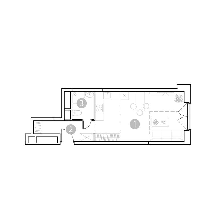 Apartment Sale, 31.94 sq. m. at EvoPark Sokolniki, Poteshnaya Street, Moscow, Russia #2 Apartment Sale, 31.94 sq. m. at EvoPark Sokolniki, Poteshnaya Street, Moscow, Russia #2