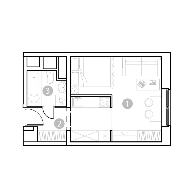 Apartment Sale, 28.56 sq. m. at EvoPark Sokolniki, Poteshnaya Street, Moscow, Russia #2 Apartment Sale, 28.56 sq. m. at EvoPark Sokolniki, Poteshnaya Street, Moscow, Russia #2