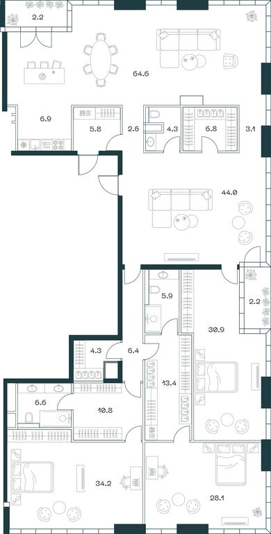 Apartment Sale, 0平方米 at SHIFT, 2nd Donskoy Drive, 10, Moscow, Russia #1