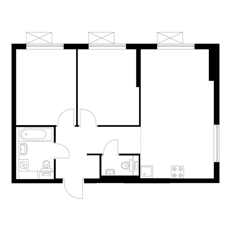 2-BD Apartment Sale, 54.3平方米 at Kuzminskiy Les, mikrorayon Belaya Dacha, 25, Kotelniki, Moscow Region, Russia #1 2-BD Apartment Sale, 54.3平方米 at Kuzminskiy Les, mikrorayon Belaya Dacha, 25, Kotelniki, Moscow Region, Russia #1
