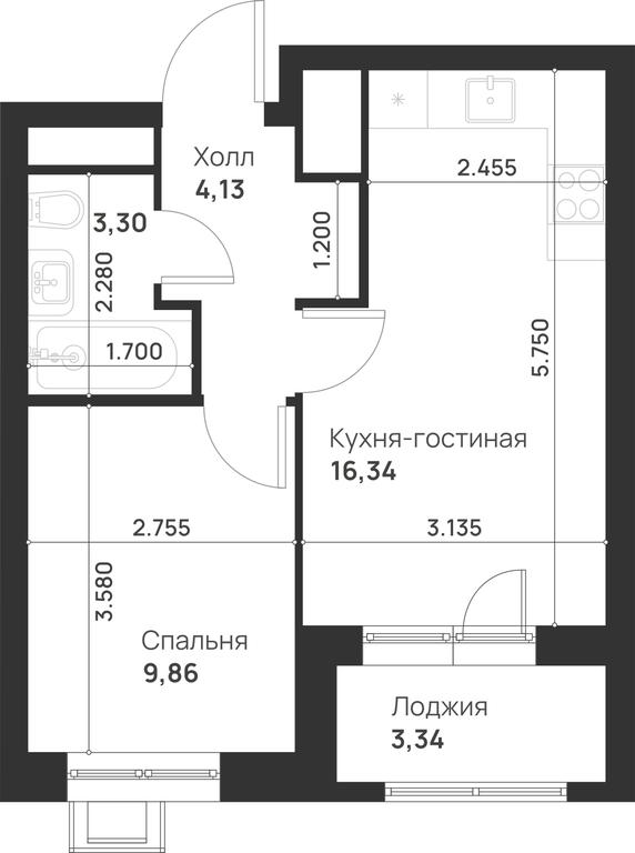 1-BD Apartment Sale, 36.9 sq. m. at Talisman na Rokossovskogo, 6th Podbelskogo Drive, Moscow, Russia #1 1-BD Apartment Sale, 36.9 sq. m. at Talisman na Rokossovskogo, 6th Podbelskogo Drive, Moscow, Russia #1