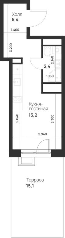 Apartment Sale, 25.5平方米 at Газопровод, Sosenskoye Settlement, Moscow, Russia #1 Apartment Sale, 25.5平方米 at Газопровод, Sosenskoye Settlement, Moscow, Russia #1