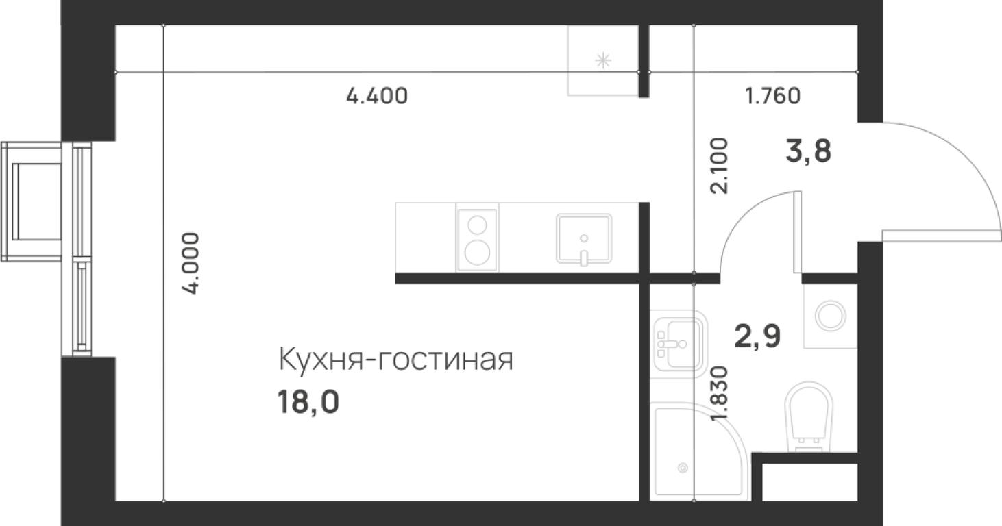 Apartment Sale, 24.7 sq. m. at Газопровод, Sosenskoye Settlement, Moscow, Russia #1 Apartment Sale, 24.7 sq. m. at Газопровод, Sosenskoye Settlement, Moscow, Russia #1