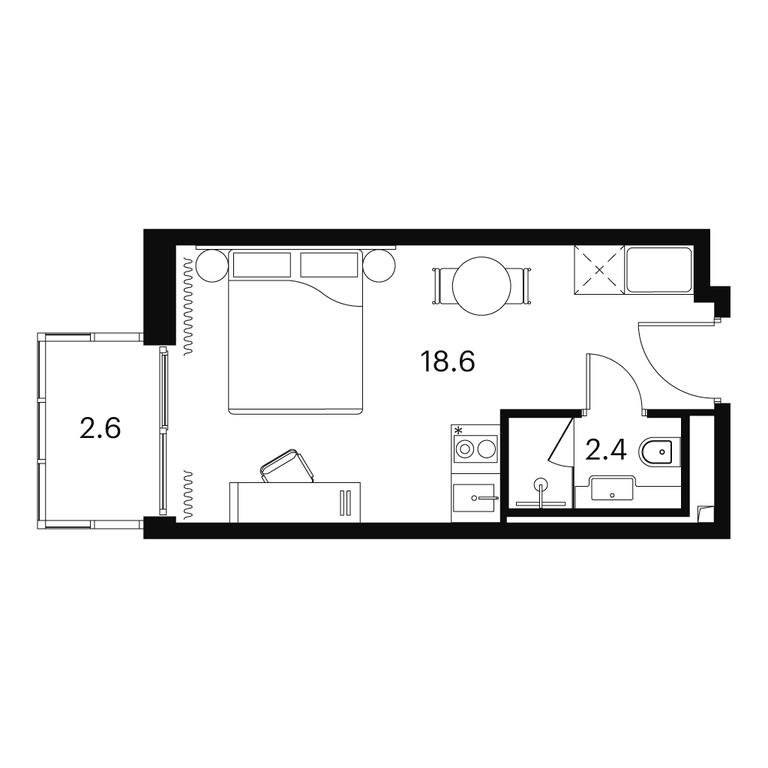 Apartment Sale, 23.6 sq. m. at Akvilon Signal (Akvilon Signal), Signalny Drive, 12, Moscow, Russia #1 Apartment Sale, 23.6 sq. m. at Akvilon Signal (Akvilon Signal), Signalny Drive, 12, Moscow, Russia #1