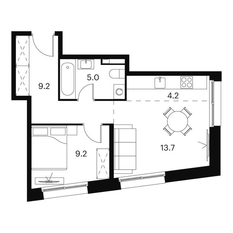 1-BD Apartment Sale, 41.3 sq. m. at Akvilon Signal (Akvilon Signal), Signalny Drive, 12, Moscow, Russia #1 1-BD Apartment Sale, 41.3 sq. m. at Akvilon Signal (Akvilon Signal), Signalny Drive, 12, Moscow, Russia #1