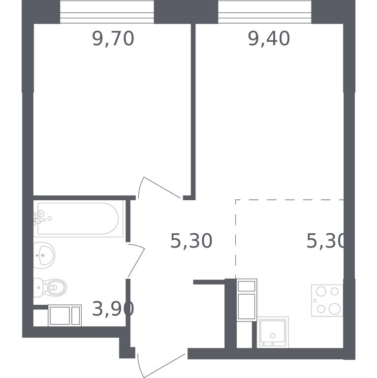 Apartment Sale, 33.6 sq. m. at Olhovy Kvartal, 5-ya ulitsa Lesnyye Polyany, posyolok Gazoprovod, Sosenskoye Settlement, Moscow, Russia #1 Apartment Sale, 33.6 sq. m. at Olhovy Kvartal, 5-ya ulitsa Lesnyye Polyany, posyolok Gazoprovod, Sosenskoye Settlement, Moscow, Russia #1