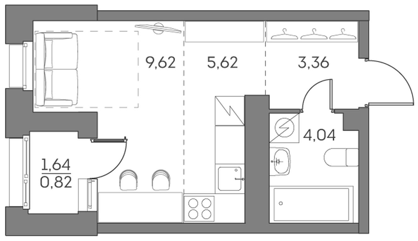 Apartment Sale, 23.46平方米 at Akvilon Beside 2 0, Ryazansky Avenue, Moscow, Russia #2 Apartment Sale, 23.46平方米 at Akvilon Beside 2 0, Ryazansky Avenue, Moscow, Russia #2