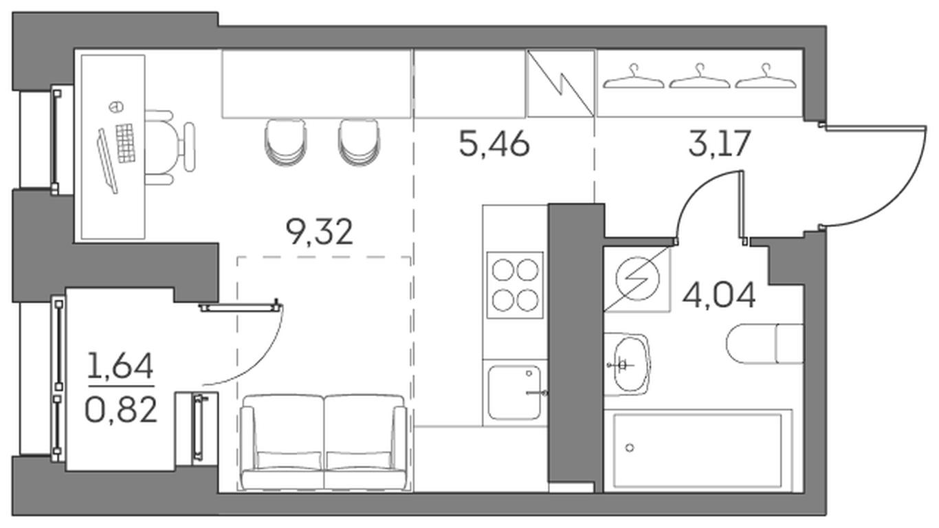Apartment Sale, 22.81 sq. m. at Akvilon Beside 2 0, Ryazansky Avenue, Moscow, Russia #1 Apartment Sale, 22.81 sq. m. at Akvilon Beside 2 0, Ryazansky Avenue, Moscow, Russia #1