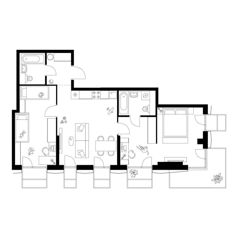2-BD Apartment Sale, 74.1平方米 at Irtyshskiy Kvartal, 2nd Irtyshsky Drive, Moscow, Russia #2 2-BD Apartment Sale, 74.1平方米 at Irtyshskiy Kvartal, 2nd Irtyshsky Drive, Moscow, Russia #2