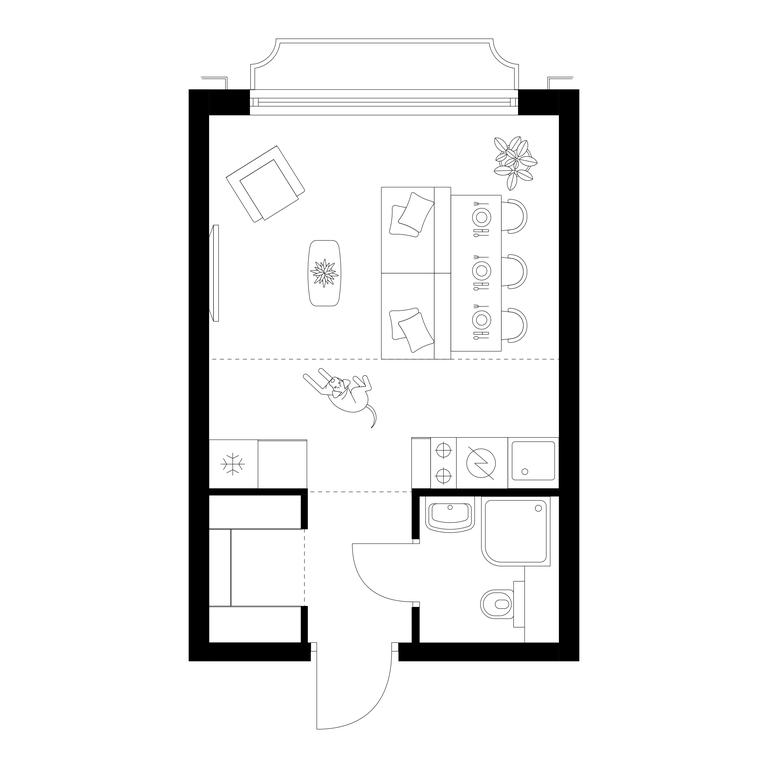 Apartment Sale, 24.3 sq. m. at Irtyshskiy Kvartal, 2nd Irtyshsky Drive, Moscow, Russia #2