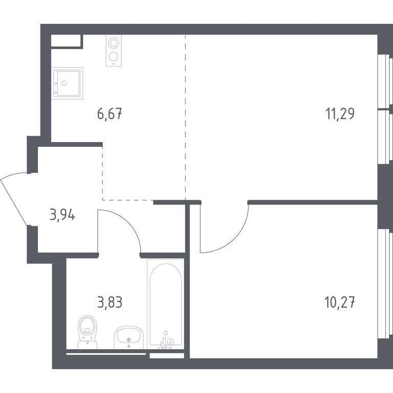 Apartment Sale, 36平方米 at Ostafevo, Ostafyevskoe Highway, 12к1, Ryazanovskoe Settlement, Moscow, Russia #1 Apartment Sale, 36平方米 at Ostafevo, Ostafyevskoe Highway, 12к1, Ryazanovskoe Settlement, Moscow, Russia #1