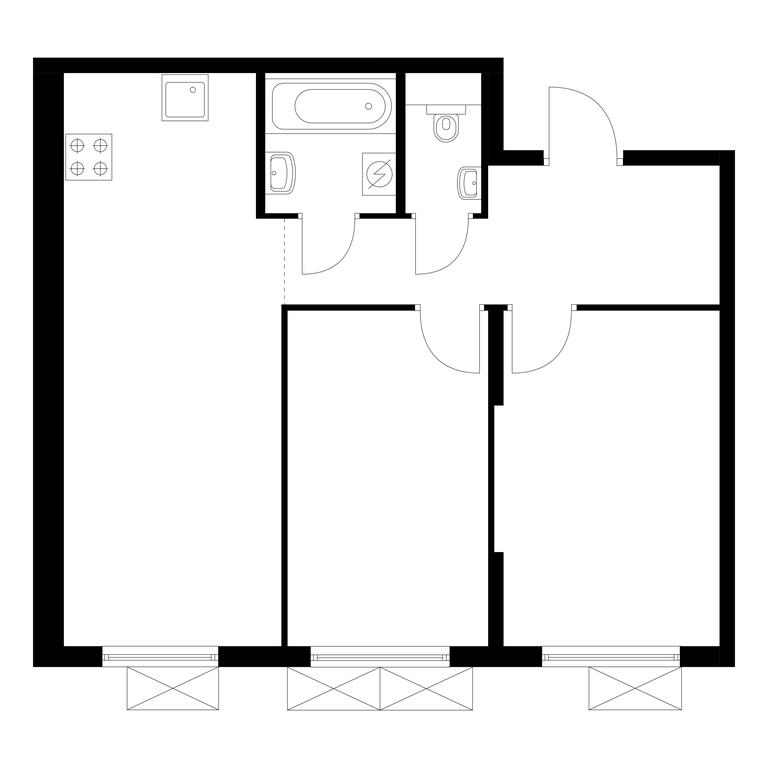 2-BD Apartment Sale, 56.4 sq. m. at Ilinskie Luga, Zapovednaya Street, 1, posyolok Ilyinskoye-Usovo, Krasnogorsk City District, Moscow Region, Russia #1 2-BD Apartment Sale, 56.4 sq. m. at Ilinskie Luga, Zapovednaya Street, 1, posyolok Ilyinskoye-Usovo, Krasnogorsk City District, Moscow Region, Russia #1