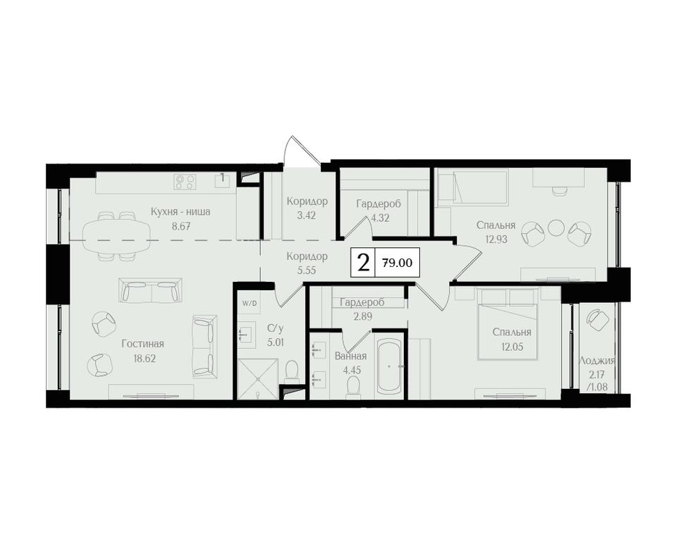 3-BD Apartment Sale, 79 sq. m. at Preobrazhenskaya ploschad, 1st Bukhvostova Street, Moscow, Russia #1 3-BD Apartment Sale, 79 sq. m. at Preobrazhenskaya ploschad, 1st Bukhvostova Street, Moscow, Russia #1
