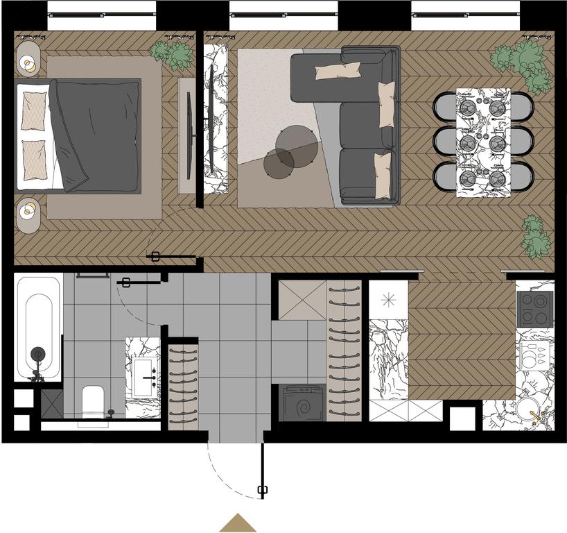 2-BD Apartment Sale, 57.2 sq. m. at Zorge 9, Zorge Street, 9к1, Moscow, Russia #1 2-BD Apartment Sale, 57.2 sq. m. at Zorge 9, Zorge Street, 9к1, Moscow, Russia #1
