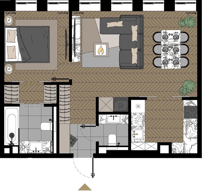 2-BD Apartment Sale, 56.8 sq. m. at Zorge 9, Zorge Street, 9к1, Moscow, Russia #1 2-BD Apartment Sale, 56.8 sq. m. at Zorge 9, Zorge Street, 9к1, Moscow, Russia #1