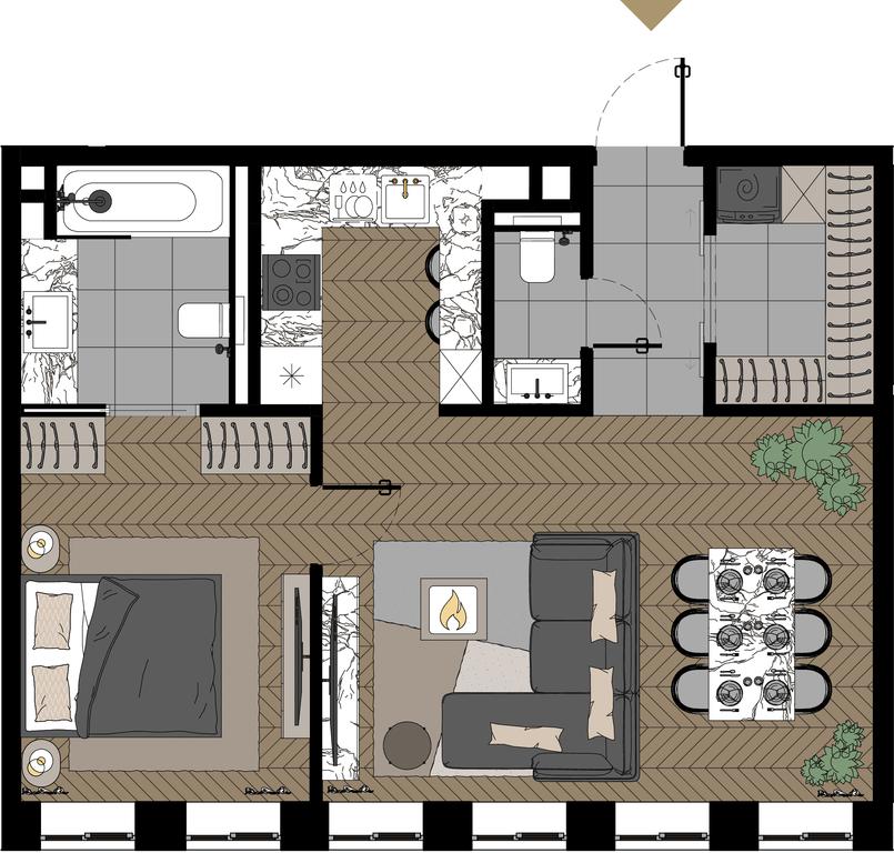 2-BD Apartment Sale, 57.8 sq. m. at Zorge 9, Zorge Street, 9к1, Moscow, Russia #1 2-BD Apartment Sale, 57.8 sq. m. at Zorge 9, Zorge Street, 9к1, Moscow, Russia #1