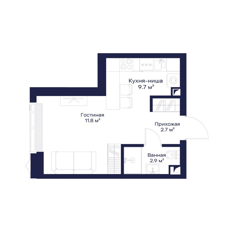 Apartment Sale, 27.04 sq. m. at Jois, 3rd Silikatny Drive, 10, Moscow, Russia #1 Apartment Sale, 27.04 sq. m. at Jois, 3rd Silikatny Drive, 10, Moscow, Russia #1