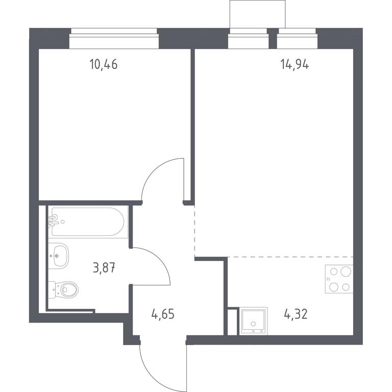 Apartment Sale, 38.24平方米 at Molzhaninovo, Leningradskoye Highway, 229, Moscow, Russia #1 Apartment Sale, 38.24平方米 at Molzhaninovo, Leningradskoye Highway, 229, Moscow, Russia #1