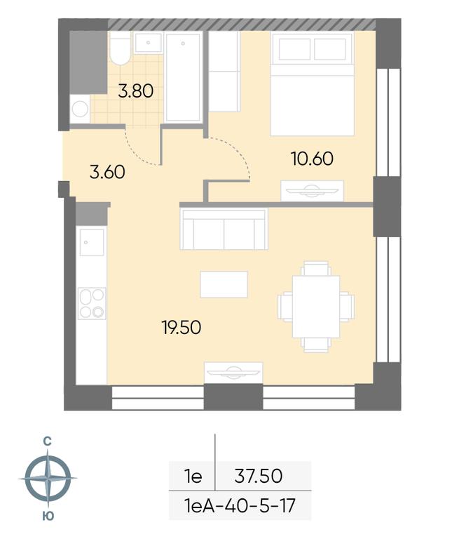 Продажа 1-комн. квартиры, 37,5 м² в ЖК «Вейв (Wave)», улица Борисовские Пруды, 1Б, Москва, Россия #2 Продажа 1-комн. квартиры, 37,5 м² в ЖК «Вейв (Wave)», улица Борисовские Пруды, 1Б, Москва, Россия #2