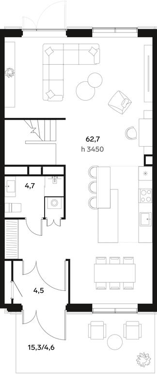 2-BD Apartment Sale, 169.5 sq. m. at Alia, Lyotnaya Street, 95Бк2, Moscow, Russia #1