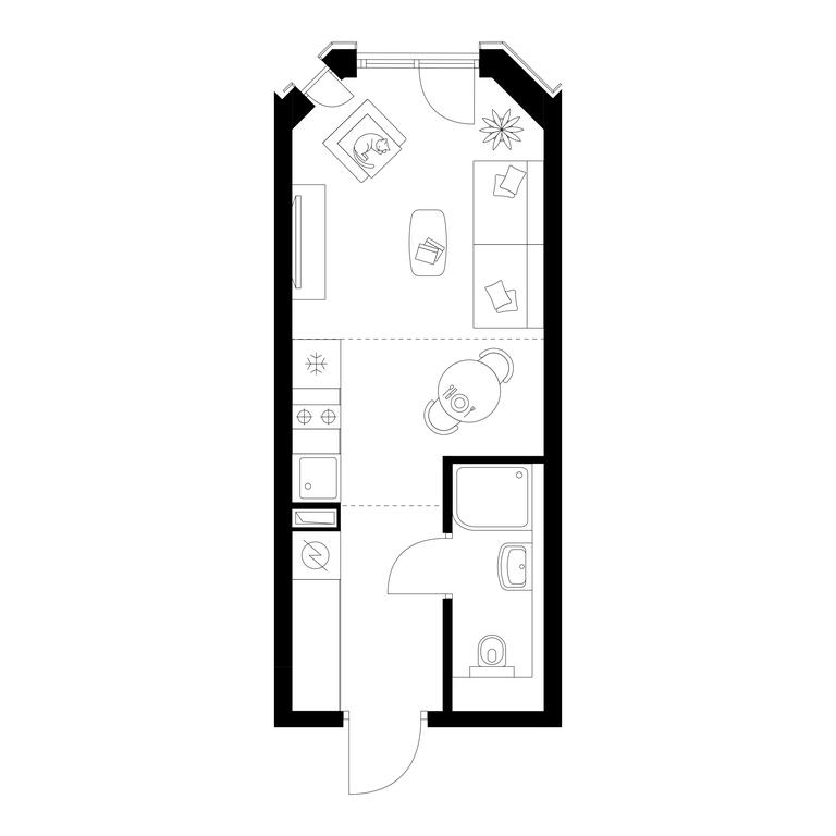 Apartment Sale, 21.6 sq. m. at Irtyshskiy Kvartal, 2nd Irtyshsky Drive, Moscow, Russia #2 Apartment Sale, 21.6 sq. m. at Irtyshskiy Kvartal, 2nd Irtyshsky Drive, Moscow, Russia #2