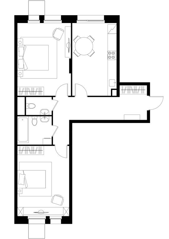 2-BD Apartment Sale, 68.6 sq. m. at Peredelkino Blizhnee, Korneya Chukovskogo Street, 1, Vnukovskoye Settlement, Moscow, Russia #1 2-BD Apartment Sale, 68.6 sq. m. at Peredelkino Blizhnee, Korneya Chukovskogo Street, 1, Vnukovskoye Settlement, Moscow, Russia #1