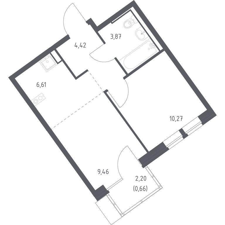 Apartment Sale, 35.29平方米 at Molzhaninovo, Leningradskoye Highway, 229, Moscow, Russia #1 Apartment Sale, 35.29平方米 at Molzhaninovo, Leningradskoye Highway, 229, Moscow, Russia #1