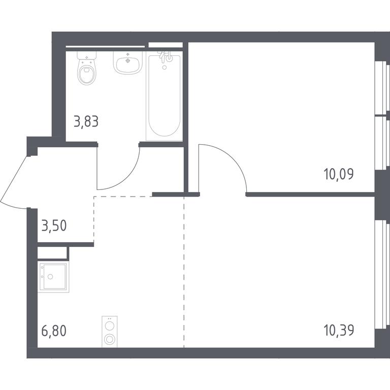 Apartment Sale, 34.61 sq. m. at Ostafevo, Ostafyevskoe Highway, 12к1, Ryazanovskoe Settlement, Moscow, Russia #1 Apartment Sale, 34.61 sq. m. at Ostafevo, Ostafyevskoe Highway, 12к1, Ryazanovskoe Settlement, Moscow, Russia #1