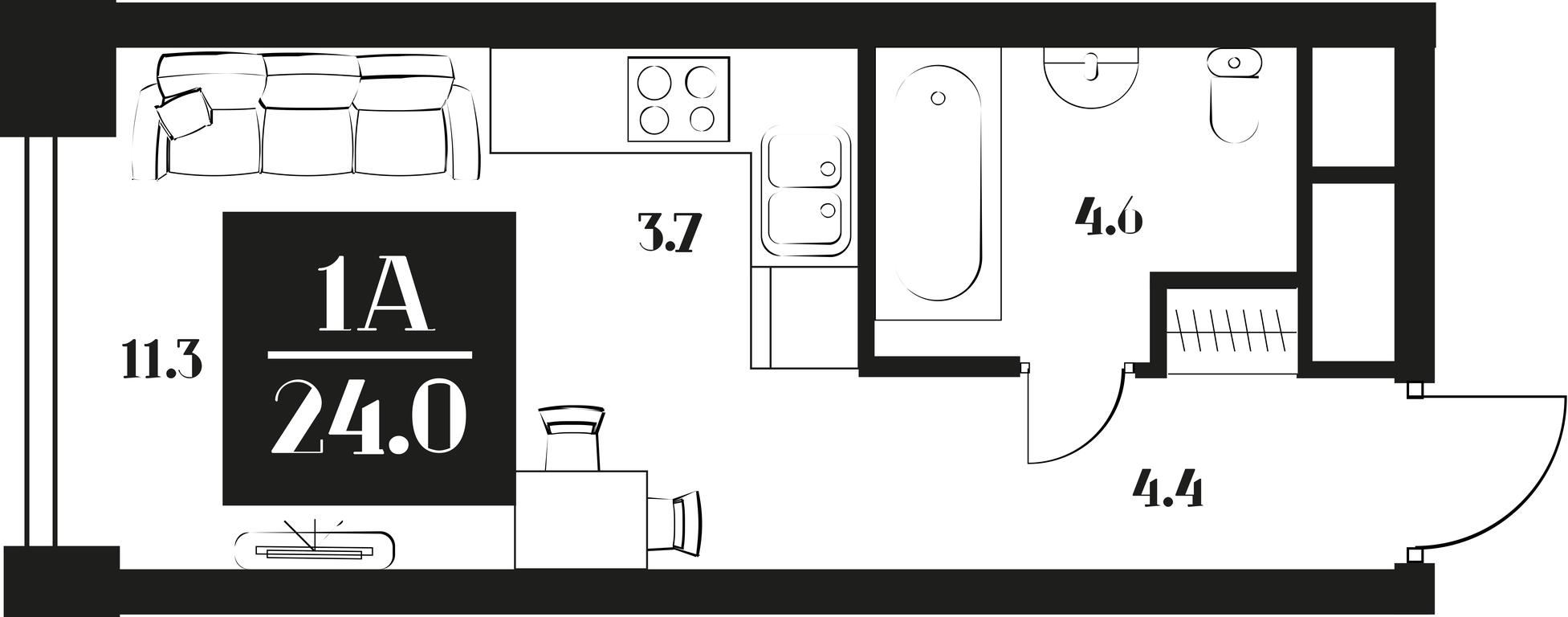 Apartment Sale, 24 sq. m. at Deco Residence, Malaya Tulskaya Street, 2, Moscow, Russia #1 Apartment Sale, 24 sq. m. at Deco Residence, Malaya Tulskaya Street, 2, Moscow, Russia #1