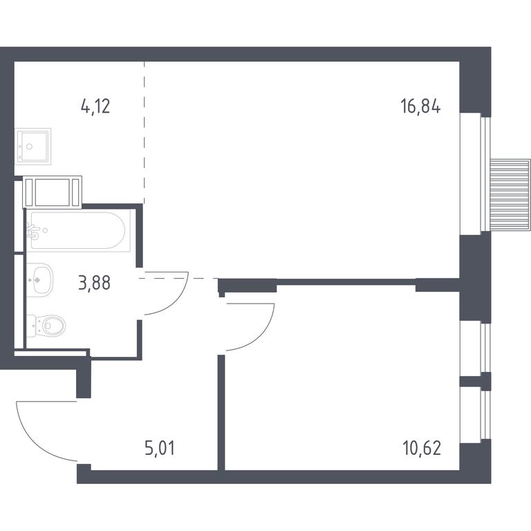 Apartment Sale, 40.47平方米 at Bolshoe Putilkovo, Prostornaya ulitsa, 1, Putilkovo Village, Krasnogorsk City District, Moscow Region, Russia #1 Apartment Sale, 40.47平方米 at Bolshoe Putilkovo, Prostornaya ulitsa, 1, Putilkovo Village, Krasnogorsk City District, Moscow Region, Russia #1