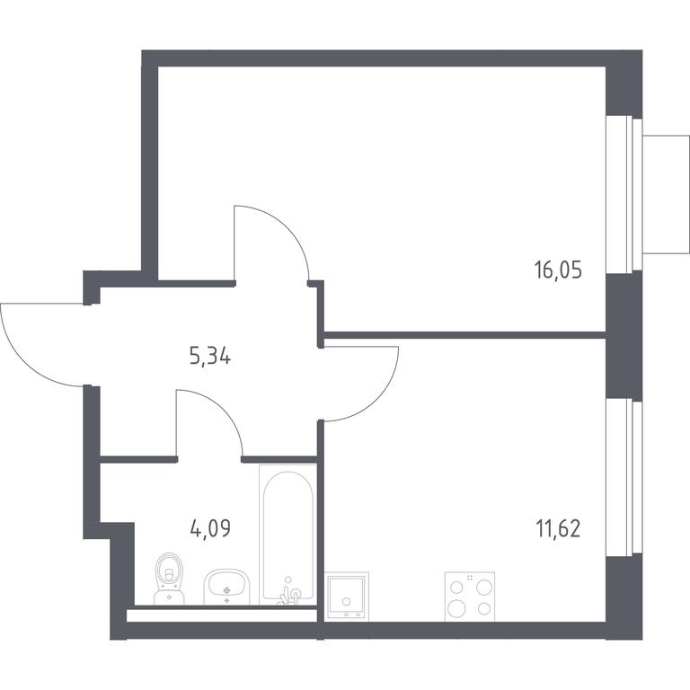 Apartment Sale, 37.1 sq. m. at Novoe Vidnoe, Kalinovka Village, Leninskiy City District, Moscow Region, Russia #1 Apartment Sale, 37.1 sq. m. at Novoe Vidnoe, Kalinovka Village, Leninskiy City District, Moscow Region, Russia #1
