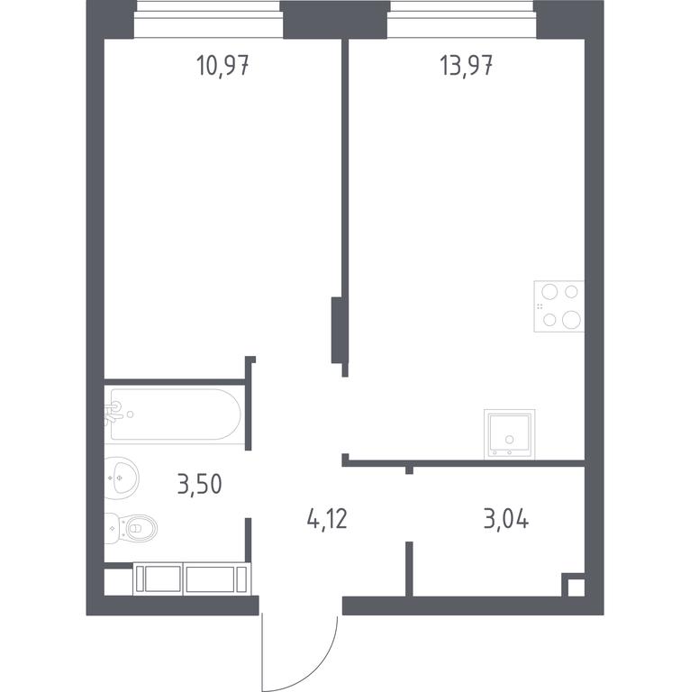 Apartment Sale, 35.4平方米 at Novograd Pavlino, Kosinskoye shosse, 2, Novoye Pavlino Microdistrict, Balashikha, Moscow Region, Russia #1 Apartment Sale, 35.4平方米 at Novograd Pavlino, Kosinskoye shosse, 2, Novoye Pavlino Microdistrict, Balashikha, Moscow Region, Russia #1