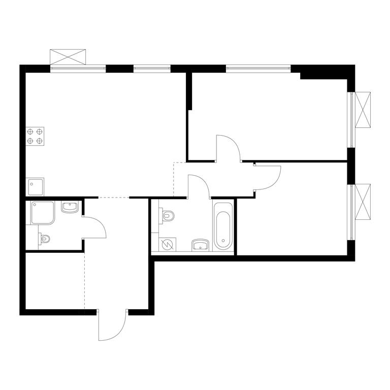 2-BD Apartment Sale, 64.7 sq. m. at Ilinskie Luga, Zapovednaya Street, 1, posyolok Ilyinskoye-Usovo, Krasnogorsk City District, Moscow Region, Russia #1 2-BD Apartment Sale, 64.7 sq. m. at Ilinskie Luga, Zapovednaya Street, 1, posyolok Ilyinskoye-Usovo, Krasnogorsk City District, Moscow Region, Russia #1
