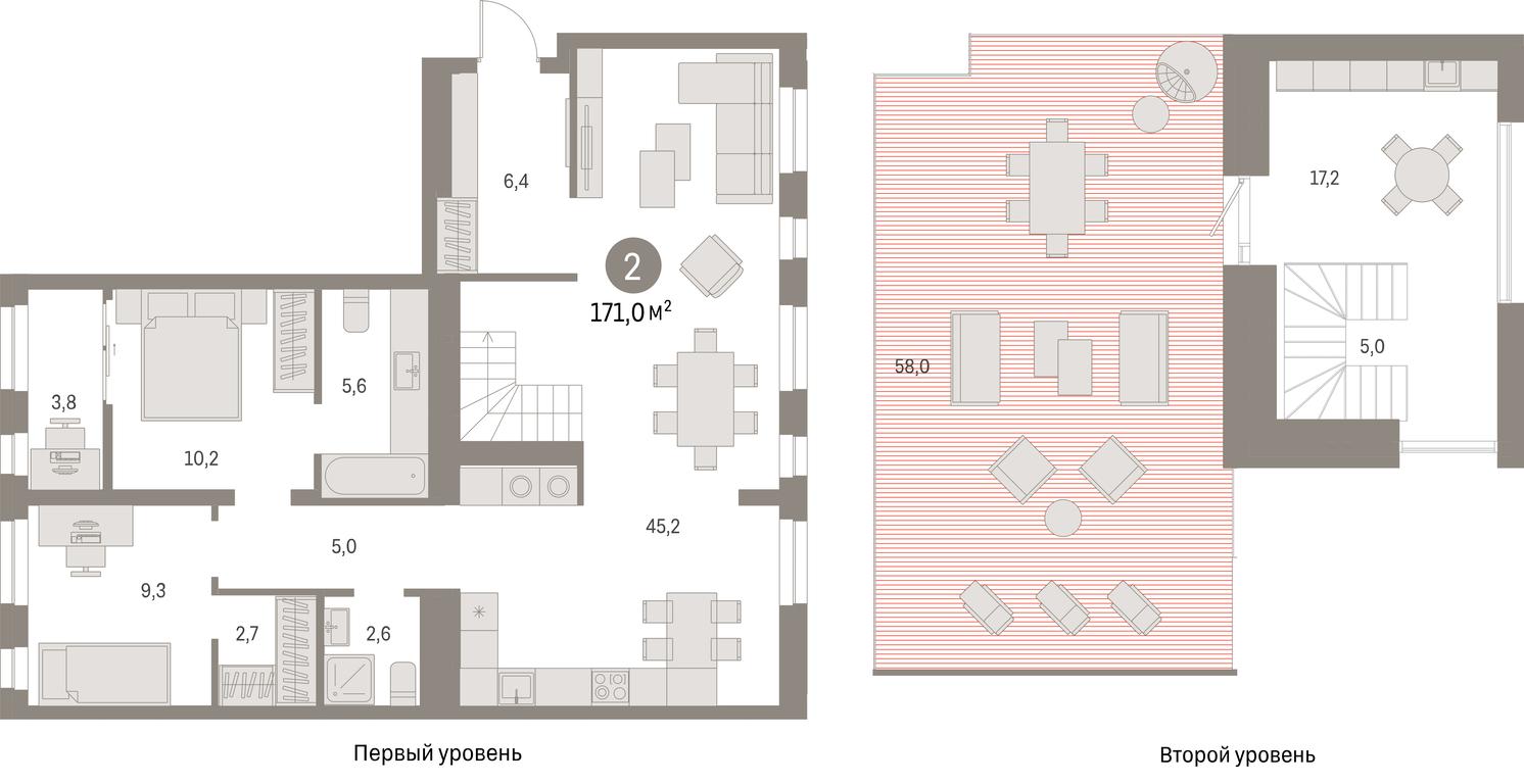 2-BD Apartment Sale, 171 sq. m. at Pervy kvartal, Kalinovaya ulitsa, derevnya Sapronovo, Leninskiy City District, Moscow Region, Russia #1 2-BD Apartment Sale, 171 sq. m. at Pervy kvartal, Kalinovaya ulitsa, derevnya Sapronovo, Leninskiy City District, Moscow Region, Russia #1