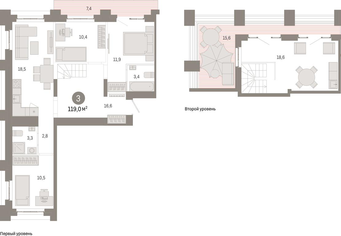3-BD Apartment Sale, 119平方米 at Kvartal Metronom, Tagilskaya Street, Moscow, Russia #1 3-BD Apartment Sale, 119平方米 at Kvartal Metronom, Tagilskaya Street, Moscow, Russia #1