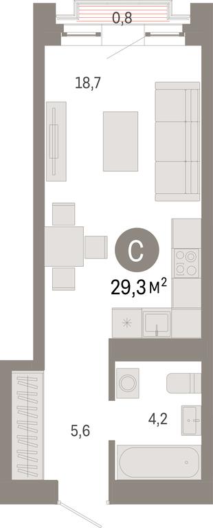 Apartment Sale, 29.3 sq. m. at Kvartal Metronom, Tagilskaya Street, Moscow, Russia #1 Apartment Sale, 29.3 sq. m. at Kvartal Metronom, Tagilskaya Street, Moscow, Russia #1
