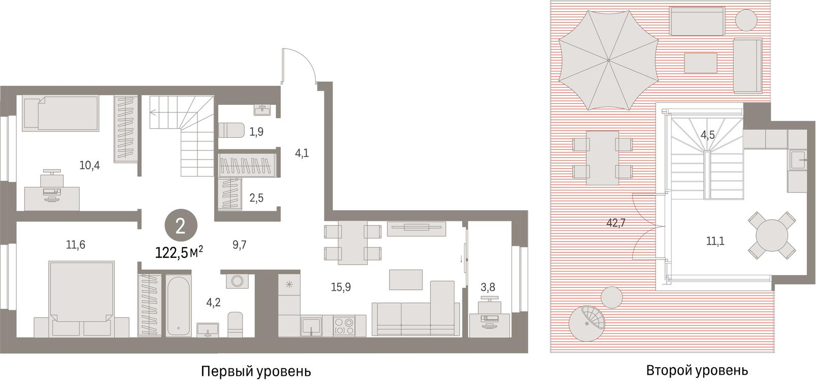 2-BD Apartment Sale, 122.5 sq. m. at Pervy kvartal, Kalinovaya ulitsa, derevnya Sapronovo, Leninskiy City District, Moscow Region, Russia #1 2-BD Apartment Sale, 122.5 sq. m. at Pervy kvartal, Kalinovaya ulitsa, derevnya Sapronovo, Leninskiy City District, Moscow Region, Russia #1
