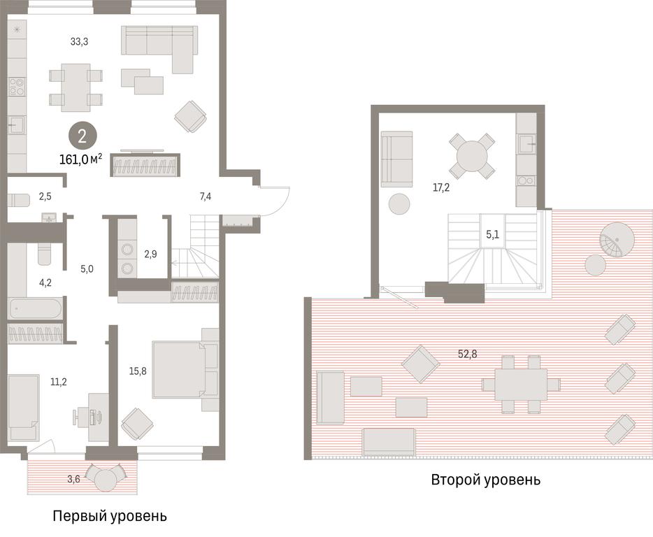 2-BD Apartment Sale, 161 sq. m. at Pervy kvartal, Kalinovaya ulitsa, derevnya Sapronovo, Leninskiy City District, Moscow Region, Russia #1 2-BD Apartment Sale, 161 sq. m. at Pervy kvartal, Kalinovaya ulitsa, derevnya Sapronovo, Leninskiy City District, Moscow Region, Russia #1