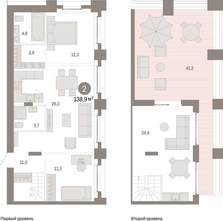 2-BD Apartment Sale, 138.9 sq. m. at Kvartal Metronom, Tagilskaya Street, Moscow, Russia #1 2-BD Apartment Sale, 138.9 sq. m. at Kvartal Metronom, Tagilskaya Street, Moscow, Russia #1
