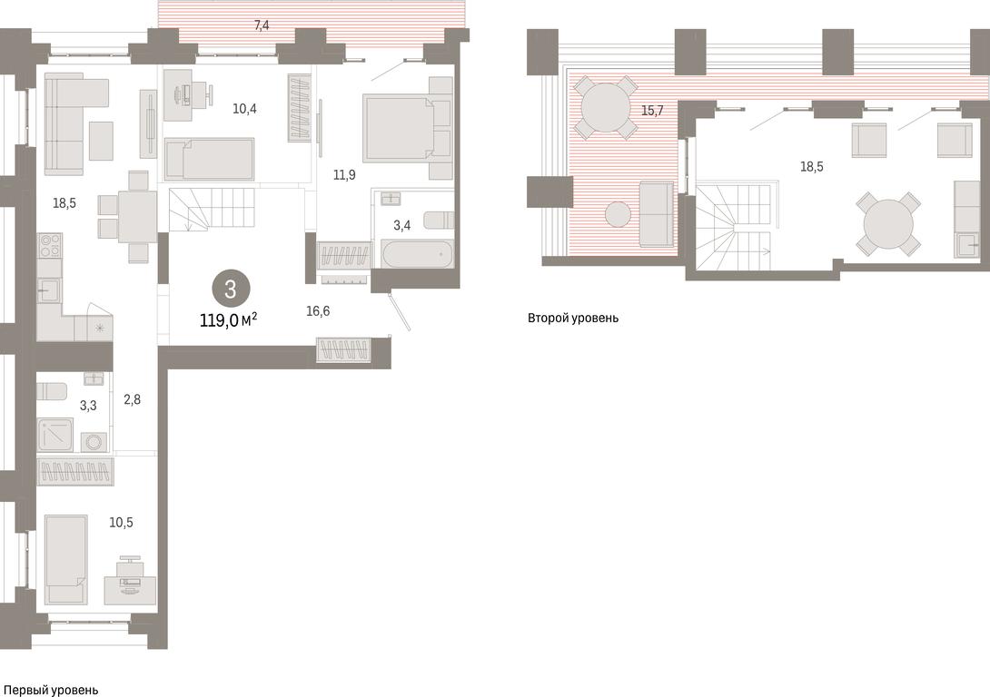 3-BD Apartment Sale, 119 sq. m. at Kvartal Metronom, Tagilskaya Street, Moscow, Russia #1 3-BD Apartment Sale, 119 sq. m. at Kvartal Metronom, Tagilskaya Street, Moscow, Russia #1