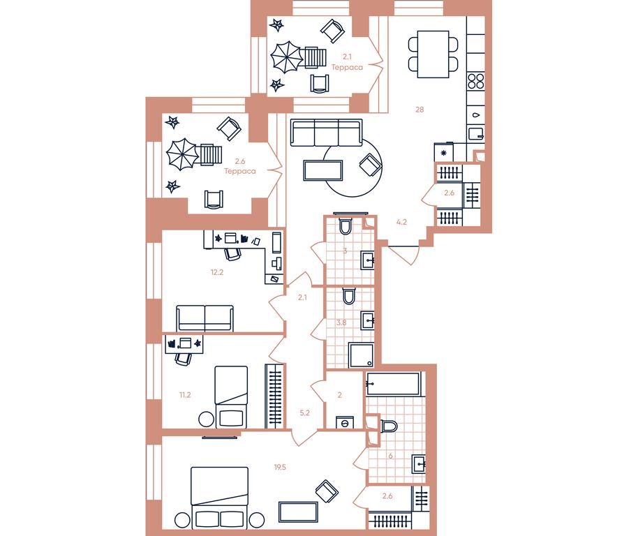 3-BD Apartment Sale, 107.1 sq. m. at Era, Derbenevskaya Street, Moscow, Russia #1 3-BD Apartment Sale, 107.1 sq. m. at Era, Derbenevskaya Street, Moscow, Russia #1